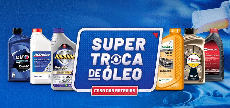 Baterias em Caxias do Sul e Troca de Óleo