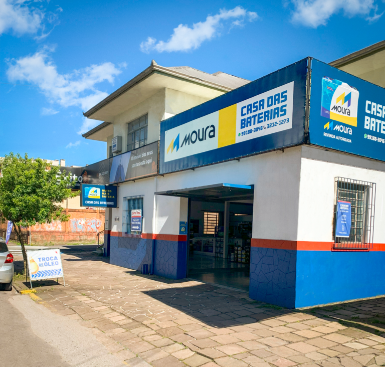 Fachada Casa das Baterias e Troca de óleo